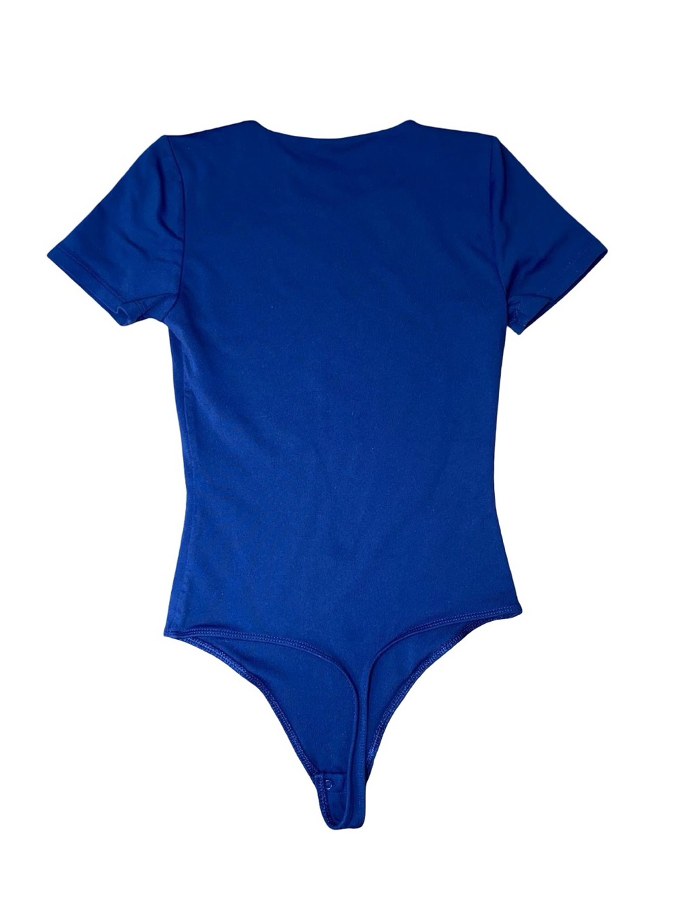 Aritzia Babaton Contour Crew Short-Sleeve Bodysuit Cobalt Blue - Size XS - Picture 3 of 12